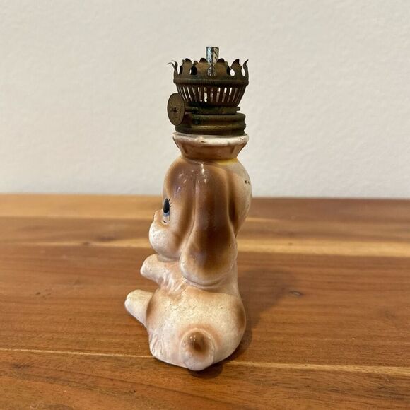 Vintage Beagle Basset Hound Miniature Dog Oil Kerosene Lantern Unused - Picture 2 of 8